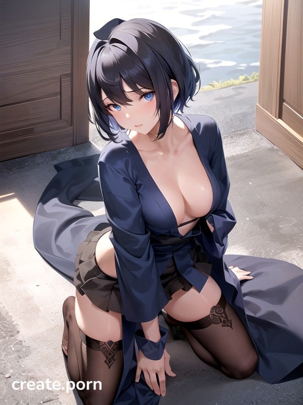 Top Down Fit Cleavage Hentai AI Porn