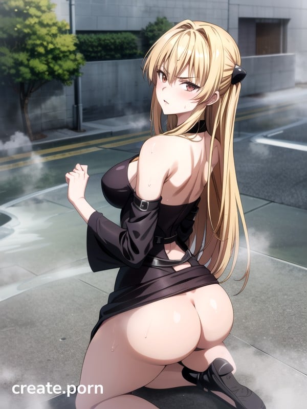 Golden Darkness To Love Ru Rear View Steamy Angry Hentai AI Porn