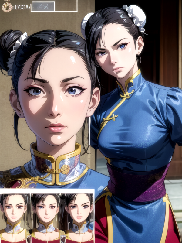 Screencap Chun Li Street Fighter AI Porn Generator