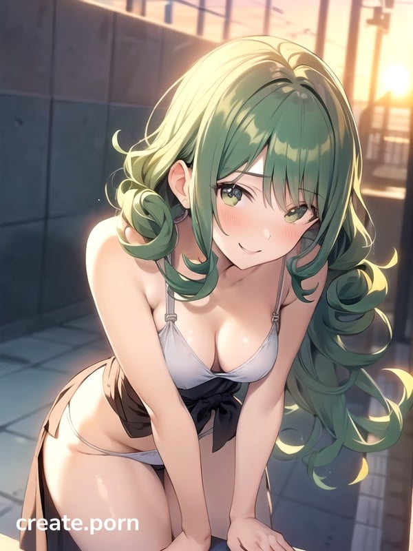 Close Up Small Breast Green Eyes Hentai Ai Porn