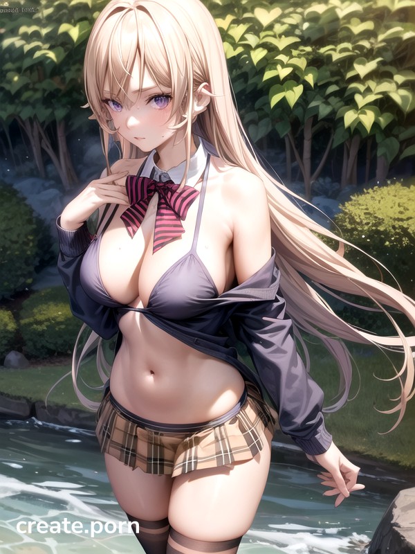 Nakiri Erina Shokugeki No Soma Large Breast Bra AI Porn