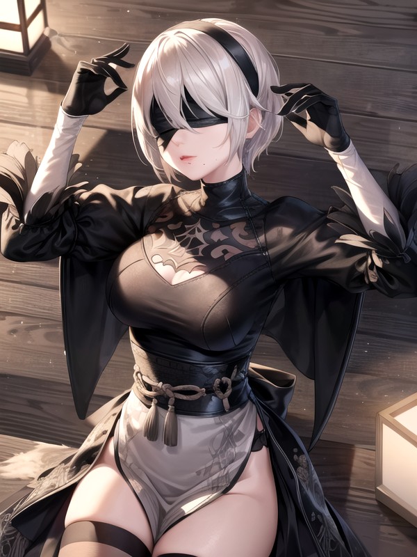 Tatami Arms Up YoRHa No 2 Type B Nier Automata Hentai AI Porn