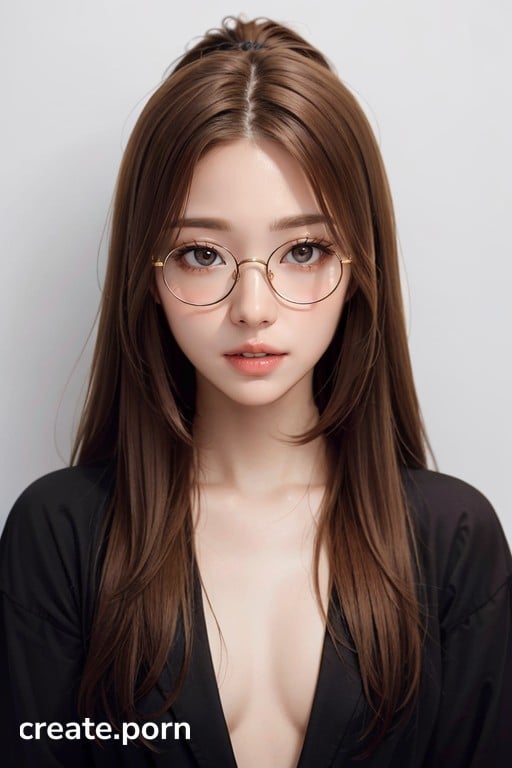 Skinny Glasses 18 AI Porn