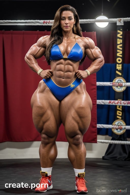 Muscular Latina Extremely Large Ass Ai Porn