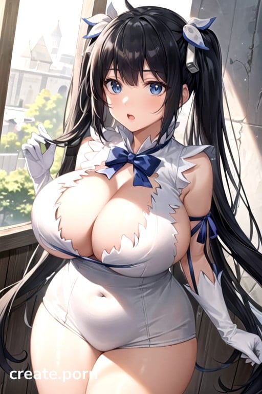 Massive Breast Hestia Danmachi Thick Hentai AI Porn