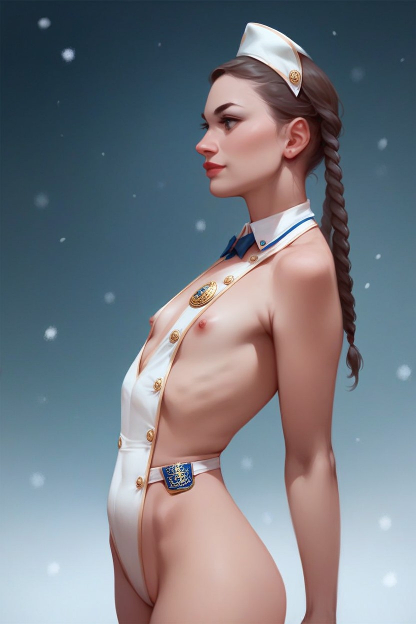 Side View Pigtails Snowing Ai Porn