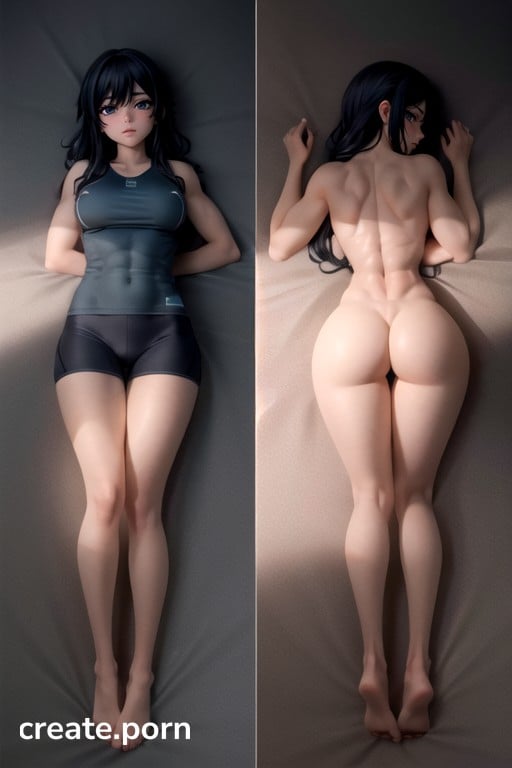 Split Screen Massive Ass Fit AI Porn