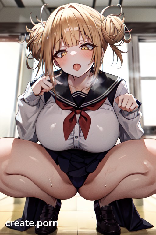 Toga Himiko My Hero Academia Pet Pose Orgasm Hentai Ai Porn