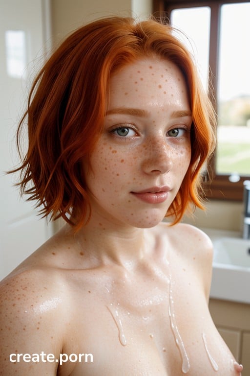 Freckles Very Short Hair Ai Porn