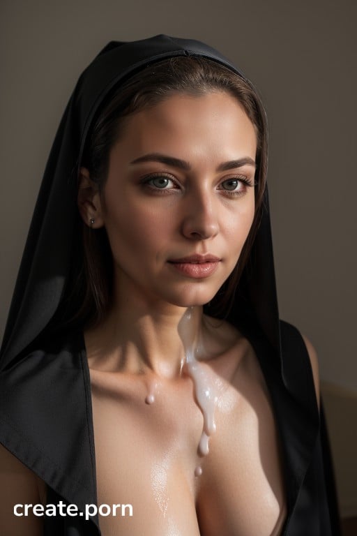 Nun Creampie Skinny AI Porn