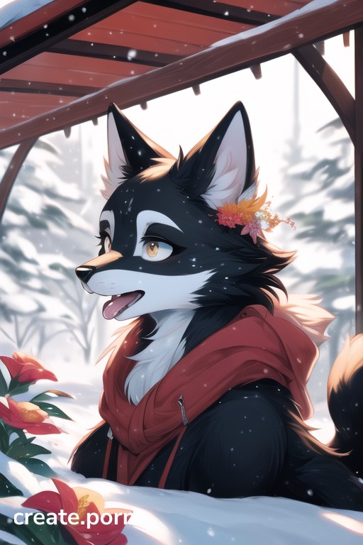 Drawing S Snowing Furry AI Porn