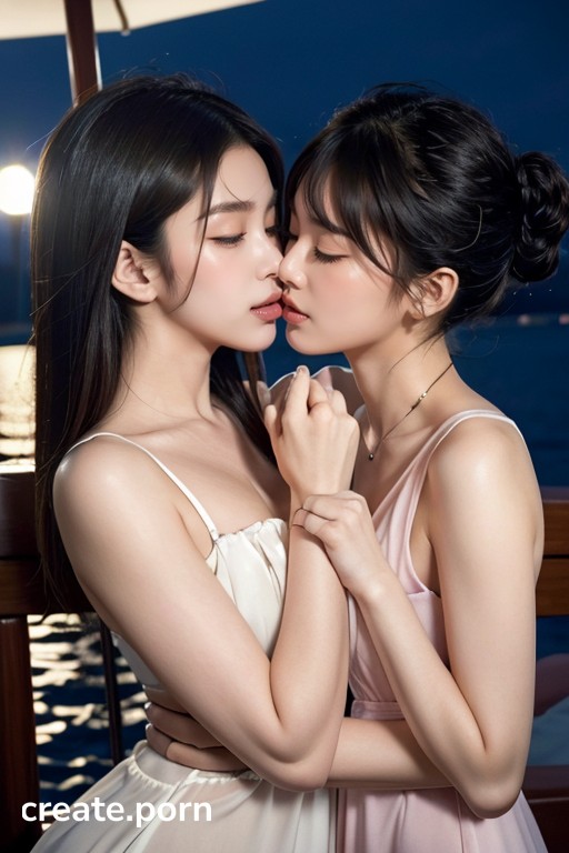 20s Yacht Lesbians AI Porn