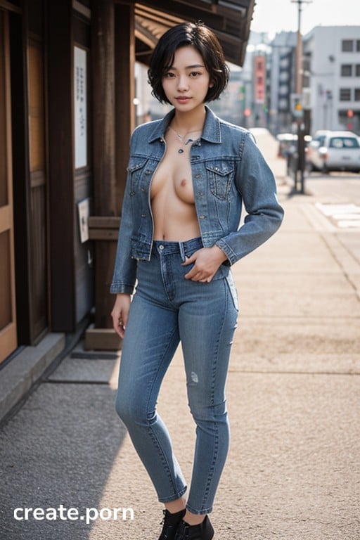 Japanese Denim Jacket Ai Porn