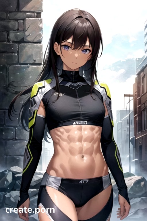 Muscular Sfw Waist Shot AI Porn