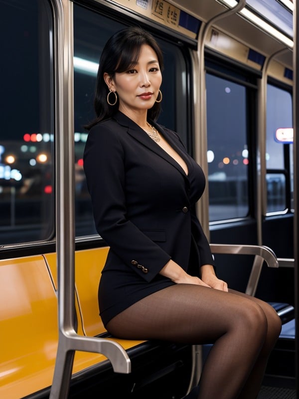 Bus Big Buttocks And A Long Skirt She Is Full Length Hentai Ai Porn