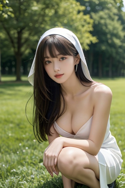 Bangs Medium Length Small Breast Ai Porn