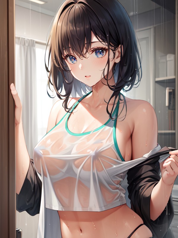 Off Shoulder Fit Bangs Hentai Ai Porn