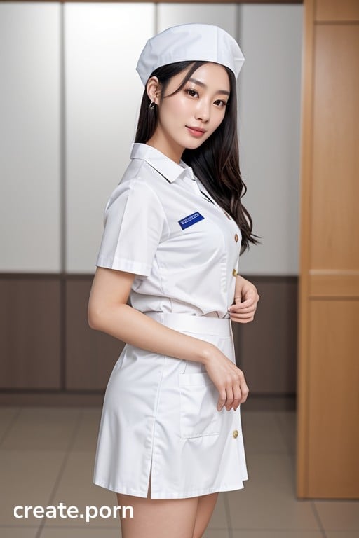 Office Shirt Nurse Skirt AI Porn