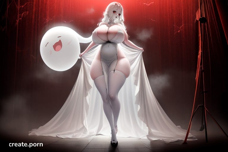 Ghost Girl Massive Breast 60 AI Porn