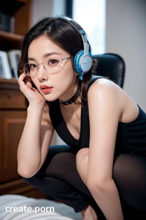 Very Short Hair Small Breast Headphones Hentai Ai Porn