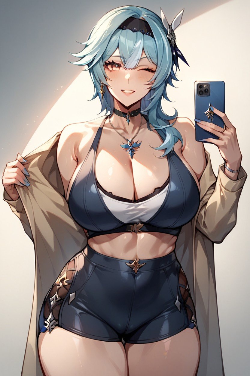 Necklace Selfie Perfect Anatomy AI Porn