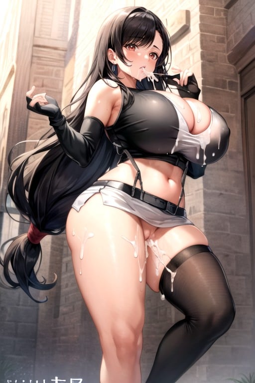 Tifa Lockhart Final Fantasy Large Breast Thick Hentai AI Porn