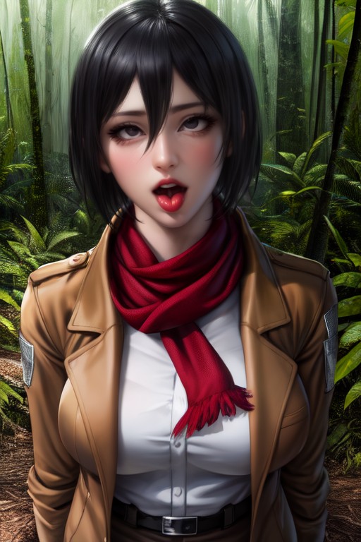 Jungle Raining Skirt Hentai AI Porn