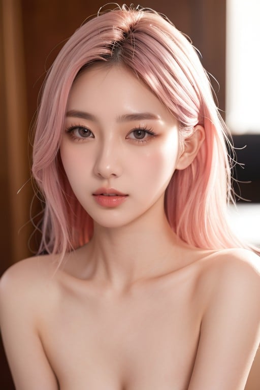 Korean 18 Pink Hair AI Porn