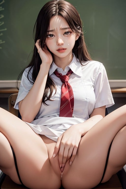 Uniforme Escolar Choro Coreana Hentai IA Pornografia