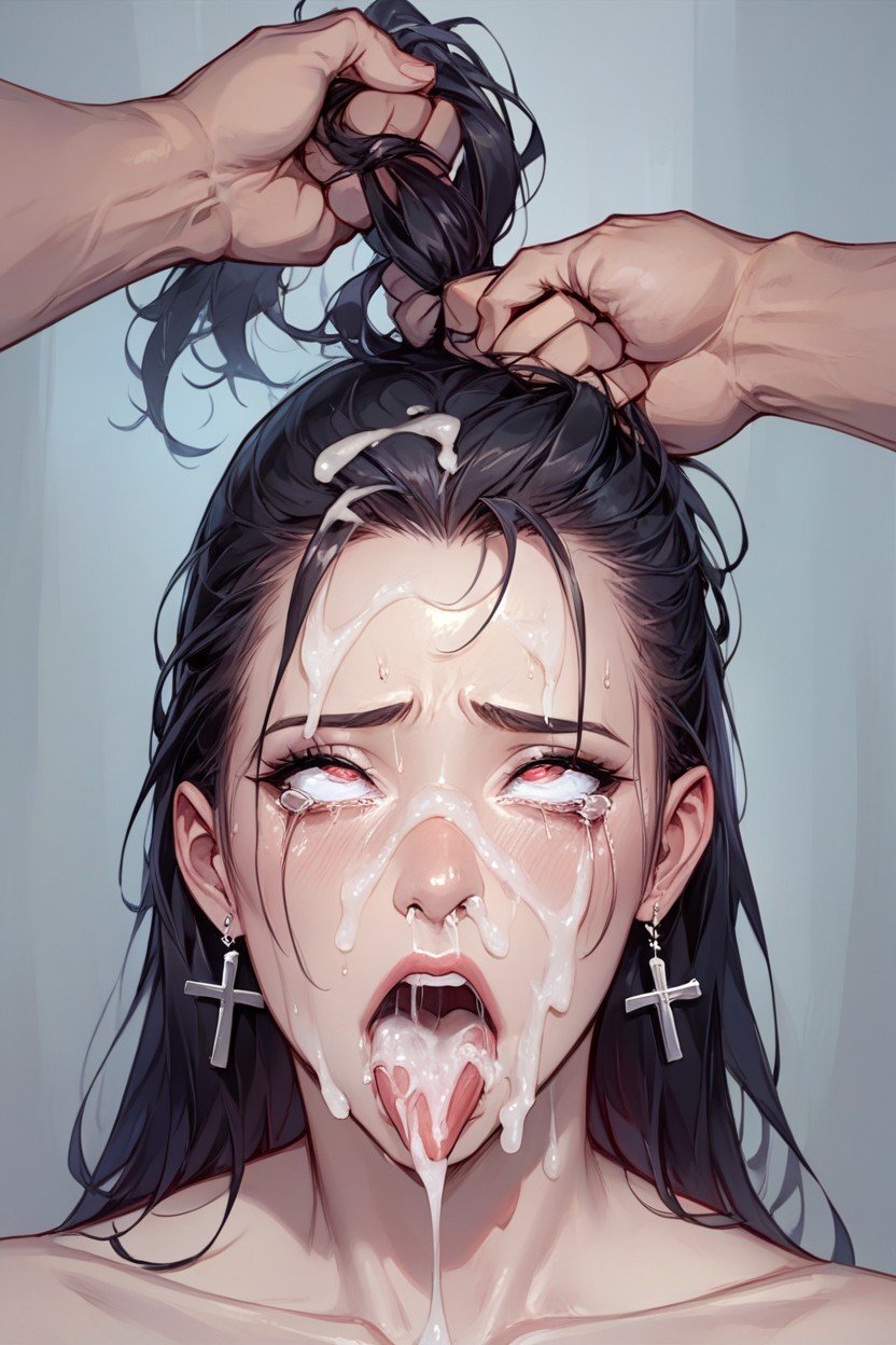 Ahegao Hair Pulling Ahegao Hentai Ai Porn