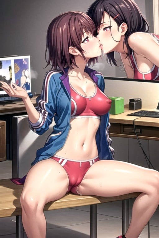 Nsfw Vista Lateral Shizuka Zom Hentai Ia Pornografia