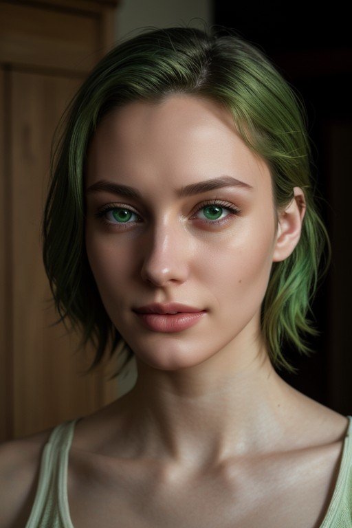 Small Breast Green Eyes Green Hair Ai Porn