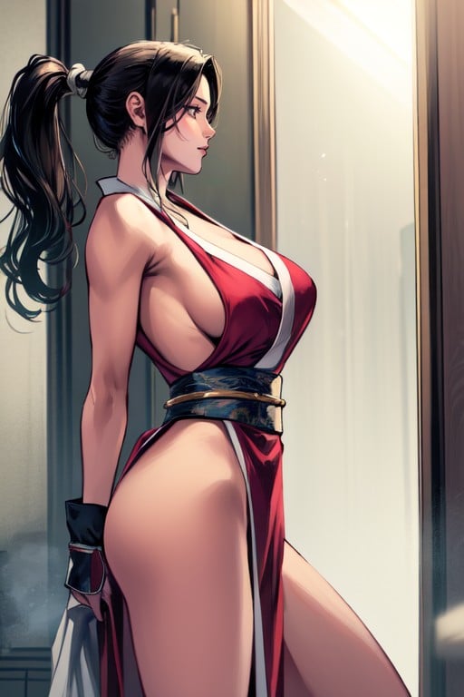 Side View Comic Mai Shiranui The King Of Fighters Ai Porn