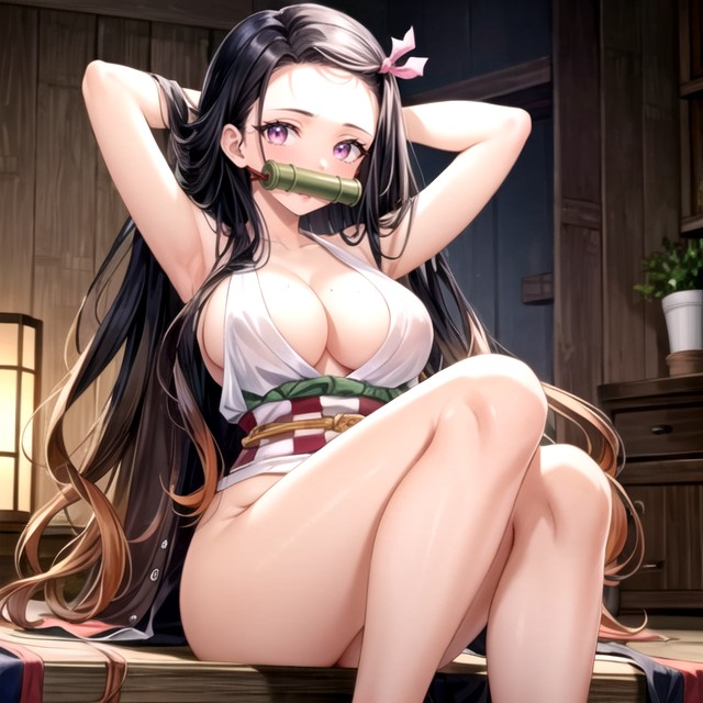 Nezuko Demon Slayer Naked Small Breast Ai Porn