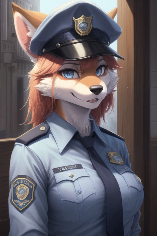 Police Costume AI Porn