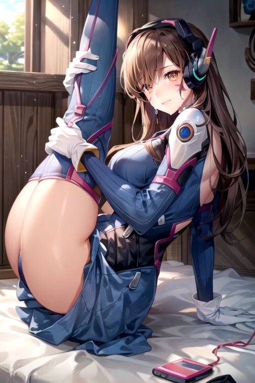 D Va Overwatch Sideboob Naked AI Porn