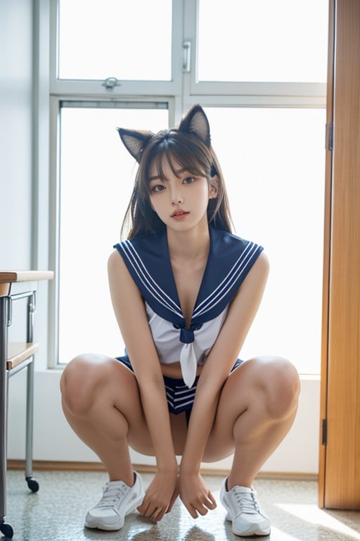 Naked Korean Cat Ears Ai Porn