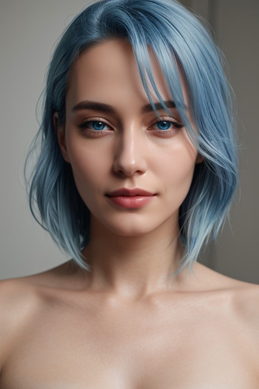 Light Blue Hair Ai Porn