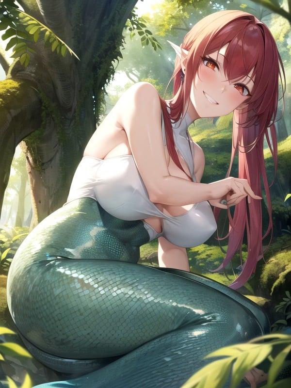 Mermaid Bottom Up Lamia AI Porn 