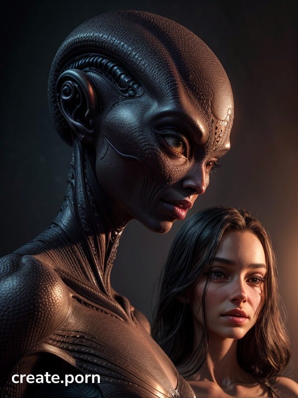 Alien Has Sex With Human Woman AI Porn