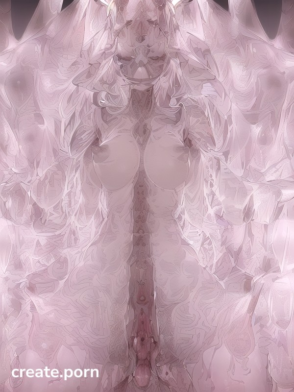 No Testicles, Detailed Spread Labia Majora, Detailed Vaginal Passage 헨타이 AI 야짤