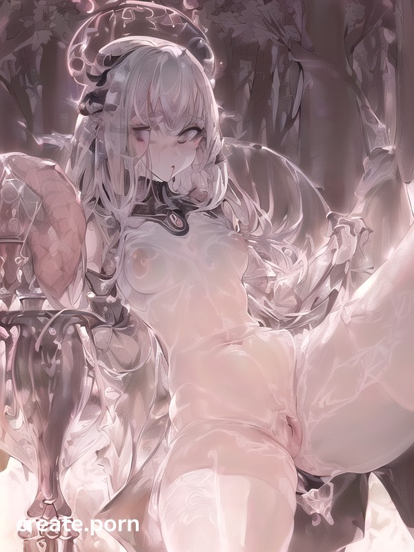 Ultra Detailed Urethra, Perfect Face, Ultra Detailed Bulge Penis On Ultra Detailed Spreading Vulvar Hentai AI Porn