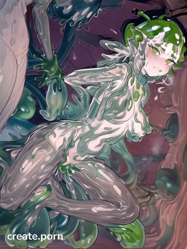 No Testicles, Detailed Puffy Nipples, Darker Dark Darkness Forest AI黃漫