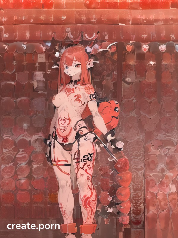 Special Tattoo, Beautiful Body, Complex Tattoo ヘンタイAIポルノ