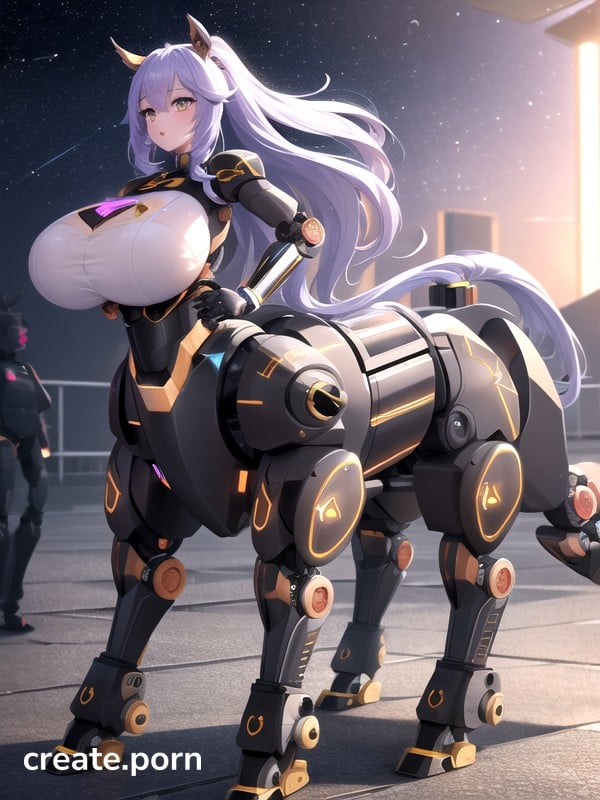 High Resolution, Future City, Shiny Hair Hentai AI Porn