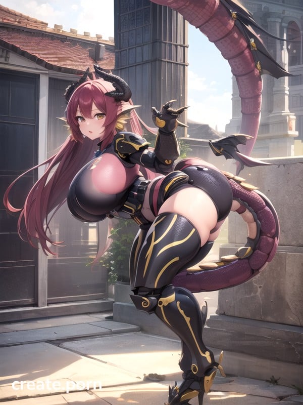 Straight-on, Gigantic Breasts, Realistic Hentai AI Porn
