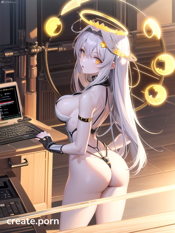 Full Moon, Gears, Sharp Hentai AI Porn