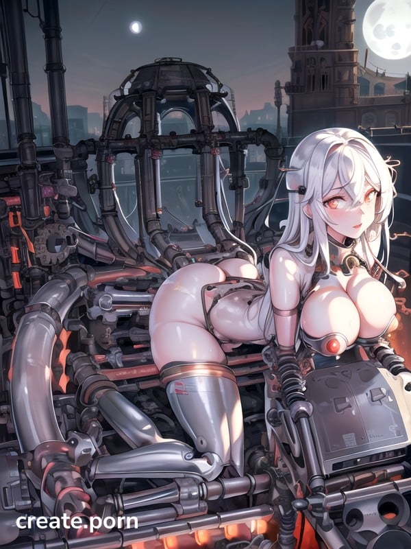Multiple Legs, Pistons, Pipes Hentai AI Porn