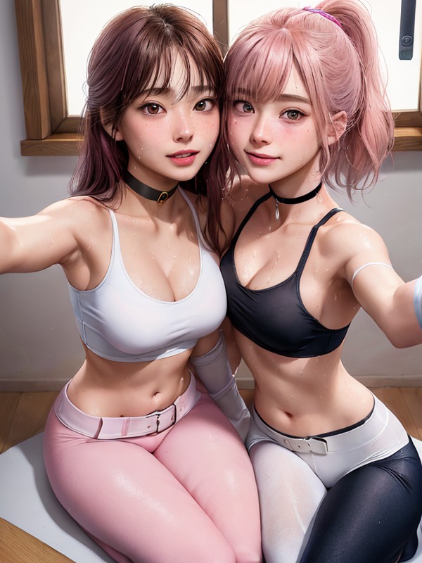 Bra Changing - Changing Room, Sport Bra, Selfie AI Porn