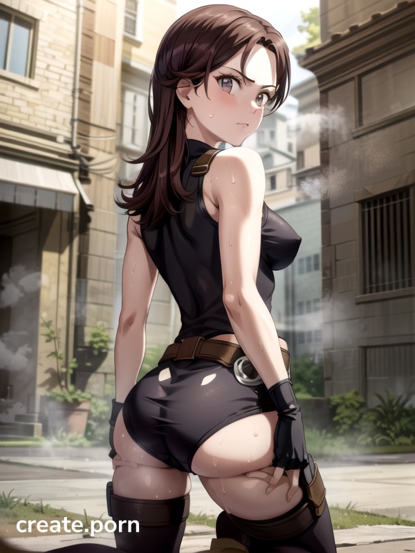 Massive Ass, Showing Ass, Lara Croft Hentai AI Porn